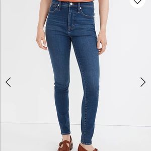 Madewell 10” High Rise Skinny Jeans in Coronet Wash, 30T
